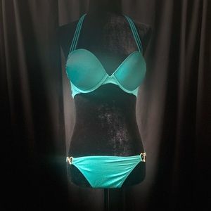 Victoria Secret Bombshell Teal swim
